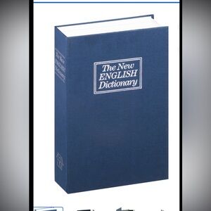 The new English Dictionary Safe with 2 keys.